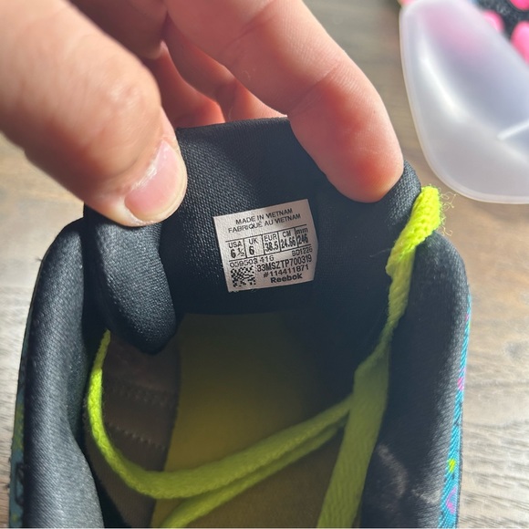 Reebok Unisex Zig Big N Fast Fire Colorful size 6.5 - Picture 6 of 7